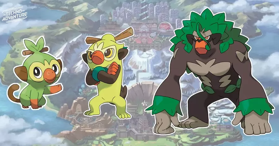 Grookey, Thwackey & Rillaboom (Gen VIII)