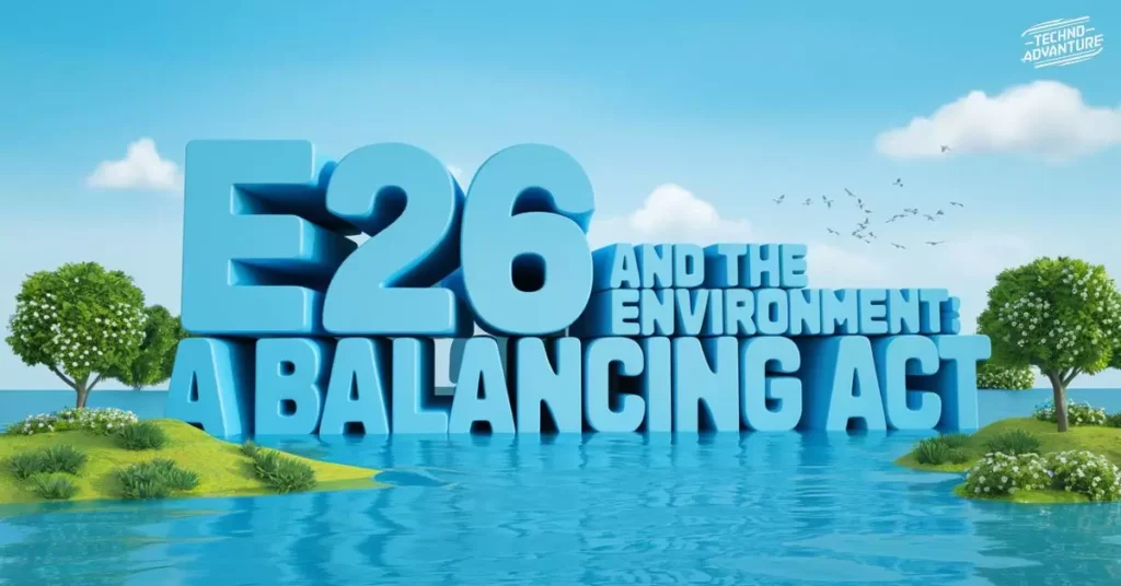 E26 and the Environment: A Balancing Act