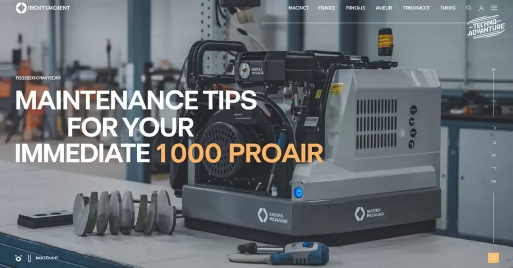 Maintenance Tips for Your Immediate 1000 ProAir